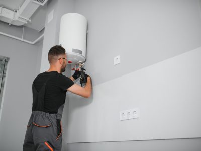 Repair of a gas boiler